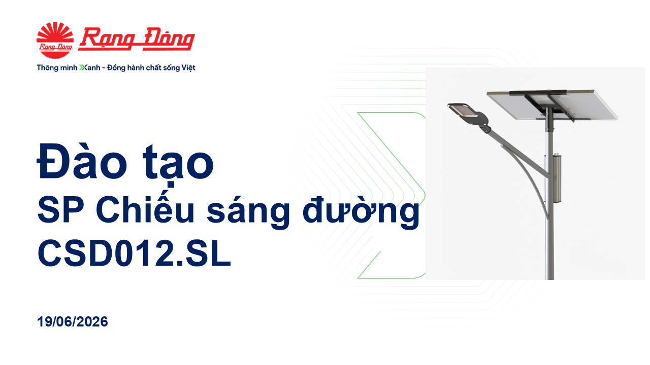 Chiếu sáng đường CSD12.SL (NLMT)